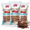 LIEBERS Kosher Certified Dairy Italian Milk Chocolate Rice Cakes, Gluten Free Snack Italian Milk Chocolate (pack of 3)