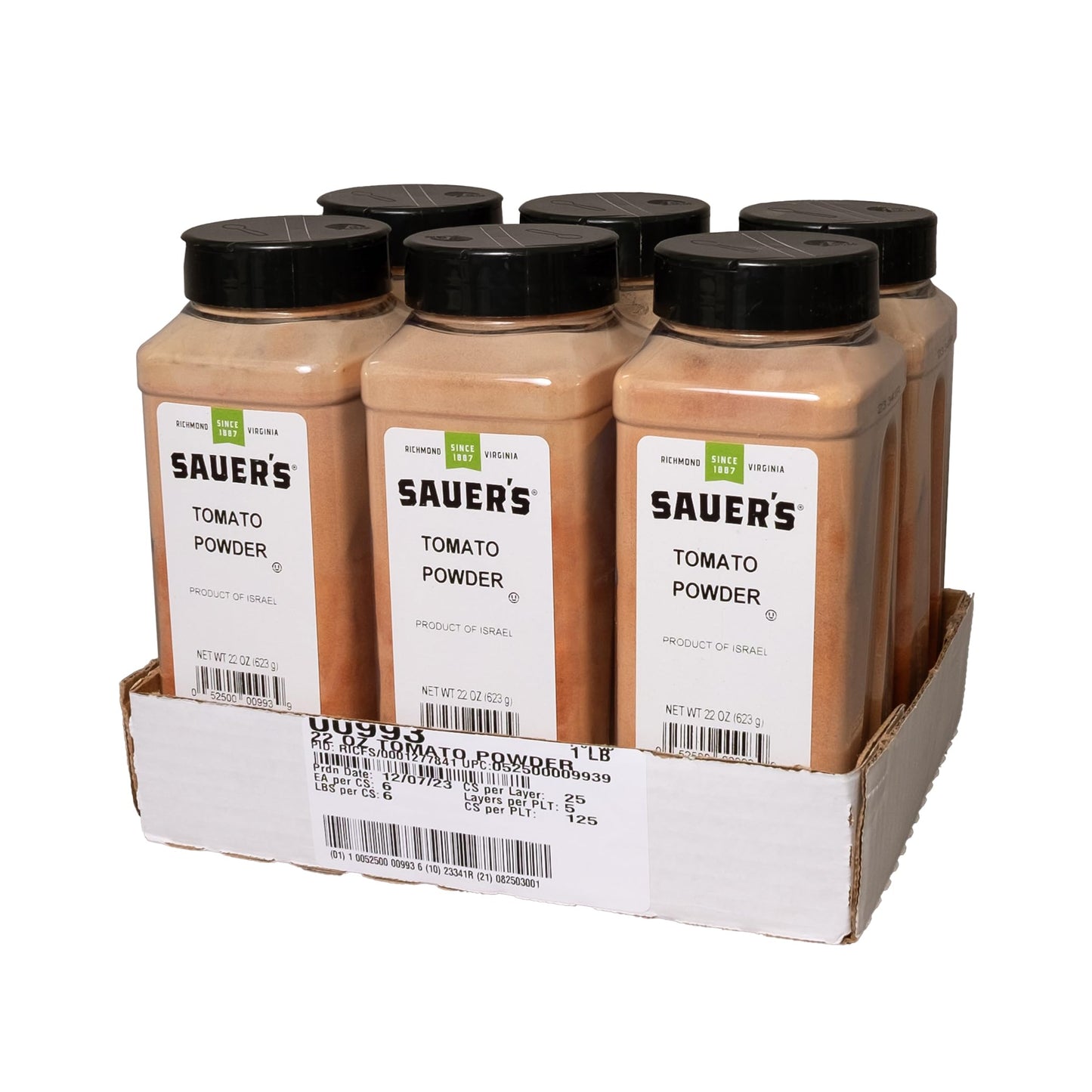 Sauer Tomato Powder, 22 Ounce (Pack Of 6)