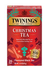 Twinings Christmas Black Tea Individually Wrapped Bags, 20 Count (Pack Of 6), Aromatic Cinnamon & Clove, Caffeinated, Enjoy Hot Or Iced