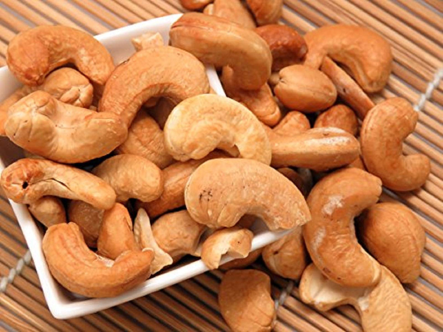 Dry Roasted Cashews Unsalted | Baked In Small Batches For Added Freshness | Without Oil | Perfectly Crunchy Naturally Delicious (2 Lbs) By Farm Fresh Nuts Brand