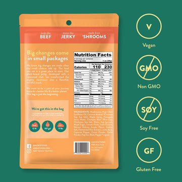 Moku Plant-Based Mushroom Jerky, Sweet And Spicy Flavor (3 Pack) Vegan Beef Jerky, Gluten Free, Soy-Free, Non-Gmo Vegan Snacks,