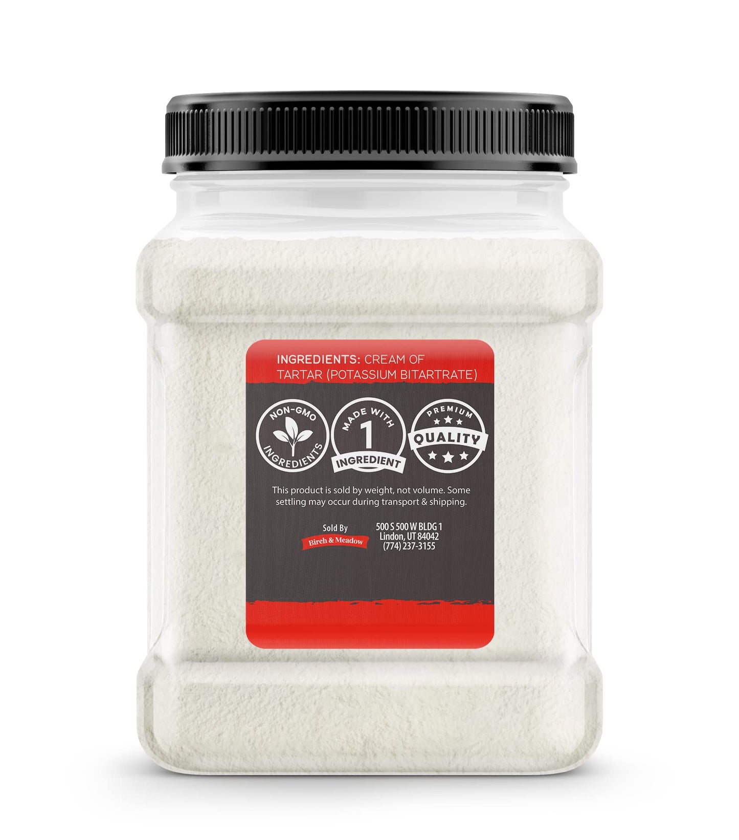 Birch & Meadow Cream of Tartar 2.75 lb Baking Ingredient Stabilizer