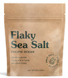 Only Organic Flaky Sea Salt - Fine Grain Kosher Salt, Unrefined, Rich In Minerals, Naturally Lower Sodium, 5 Oz Resealable Bag