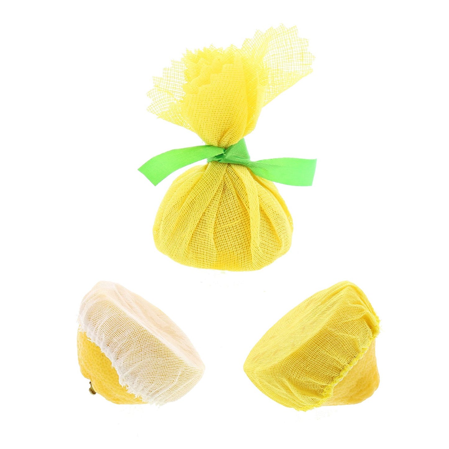 Royal Yellow Lemon Wedge Bags, Package Of 100