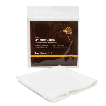 Furniture Clinic Lint Free Cotton Cloths Eco-Friendly And Reusable Multi-Purpose Application Rags For Furniture, Home, And Off