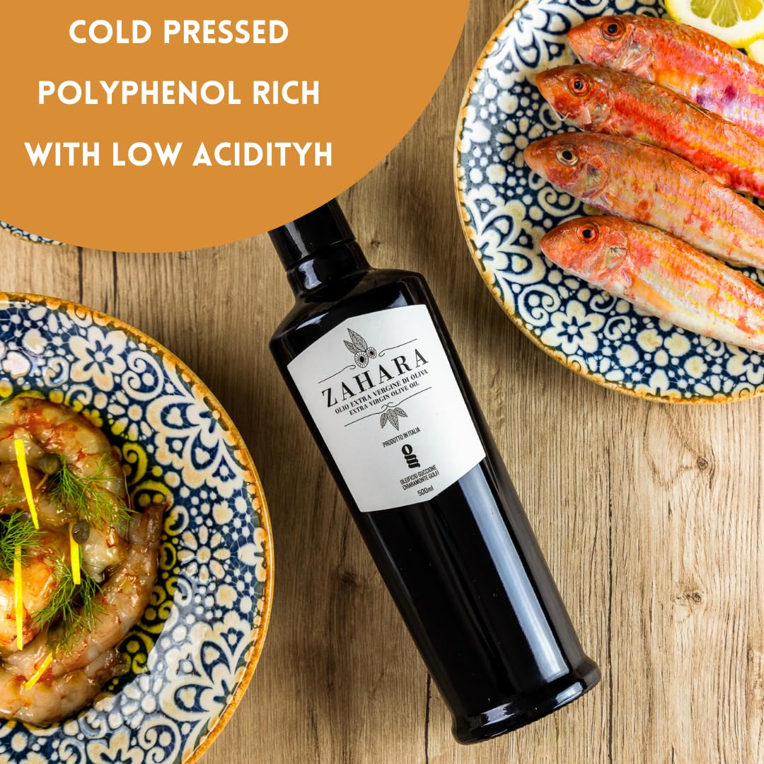 Brava Giulia Selections Gift Box | Premium Gourmet Italian Aged Del Duca Balsamic Vinegar Of Modena And Zahara Extra Virgin Oliv