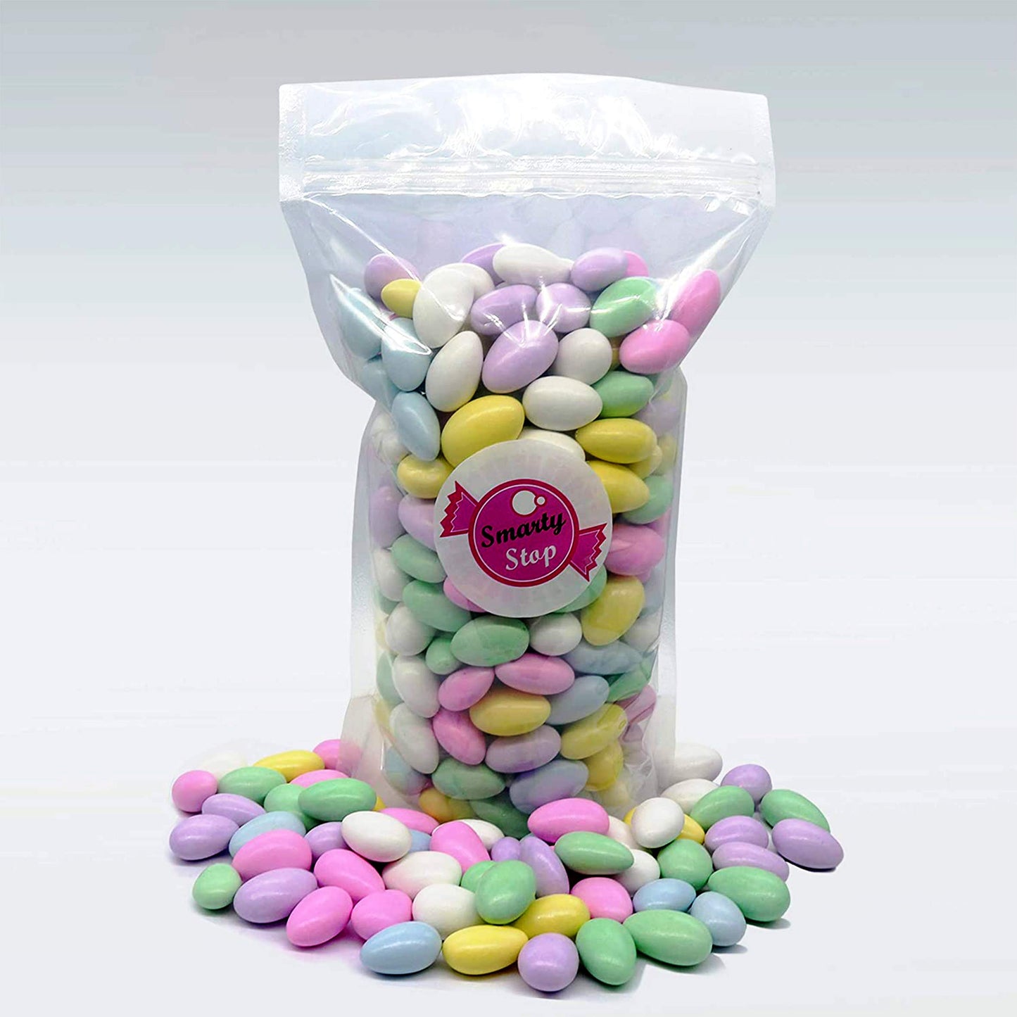 Smarty Stop Jordan Almonds (Assorted - Pastel Colors, 2 Pound (Pack Of 1))