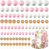 Tondiamo 108 Pcs Balls Cake Topper Balloons Cupcake Topper Diy Cake Insert Topper Foam Cake Balls Baking Decoration For Wedding