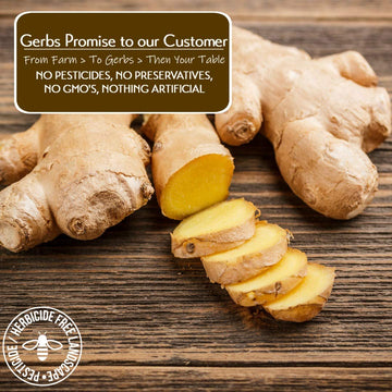Gerbs Dried Ginger 4 Lbs. Granulated | Freshly Dehydrated Resealable Bulk Bag | Top Food Allergy Free | Sulfur Dioxide Free | Na