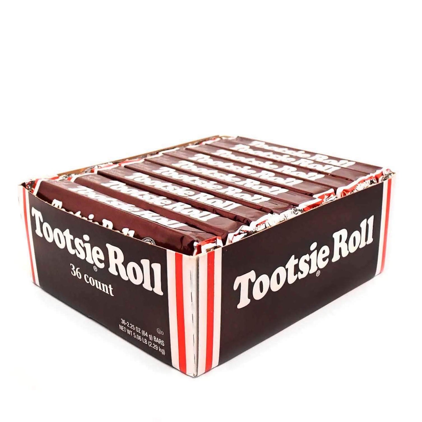 Tootsie Roll Bars Holiday Favorites, Original Classic Size, 2.25 Ounce Rolls, (Pack Of 36), Peanut Free, Gluten Free