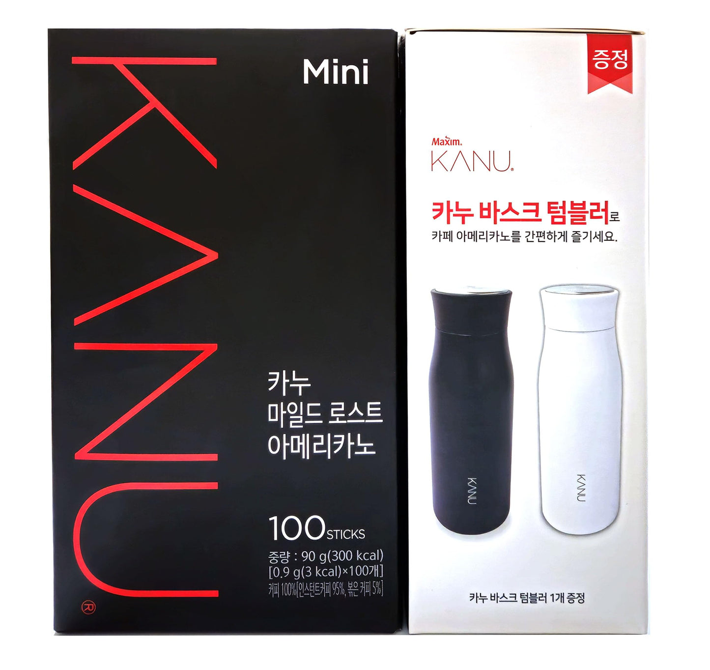 Kanu Mini Colombia Mild Roasted Instant Americano Coffee With Random Gift_0.03 Oz X 100 Sticks