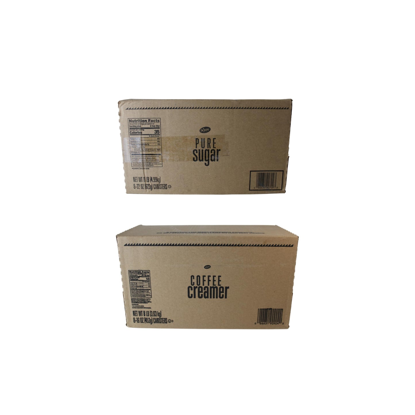 Office Supplies Bulk Sugar Container Coffee Creamer Powder Azucar Canister Cream and Sugar Set 8/16oz Canisters Each