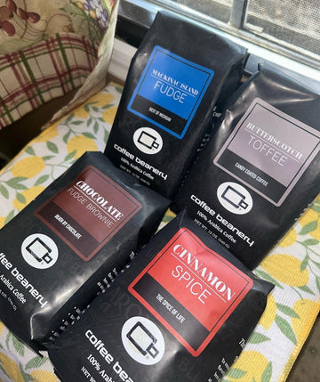 Chocolate Fudge Brownie Flavored Coffee, Specialty Arabica Coffee, Medium Roast, 12 Ounce, Whole Bean