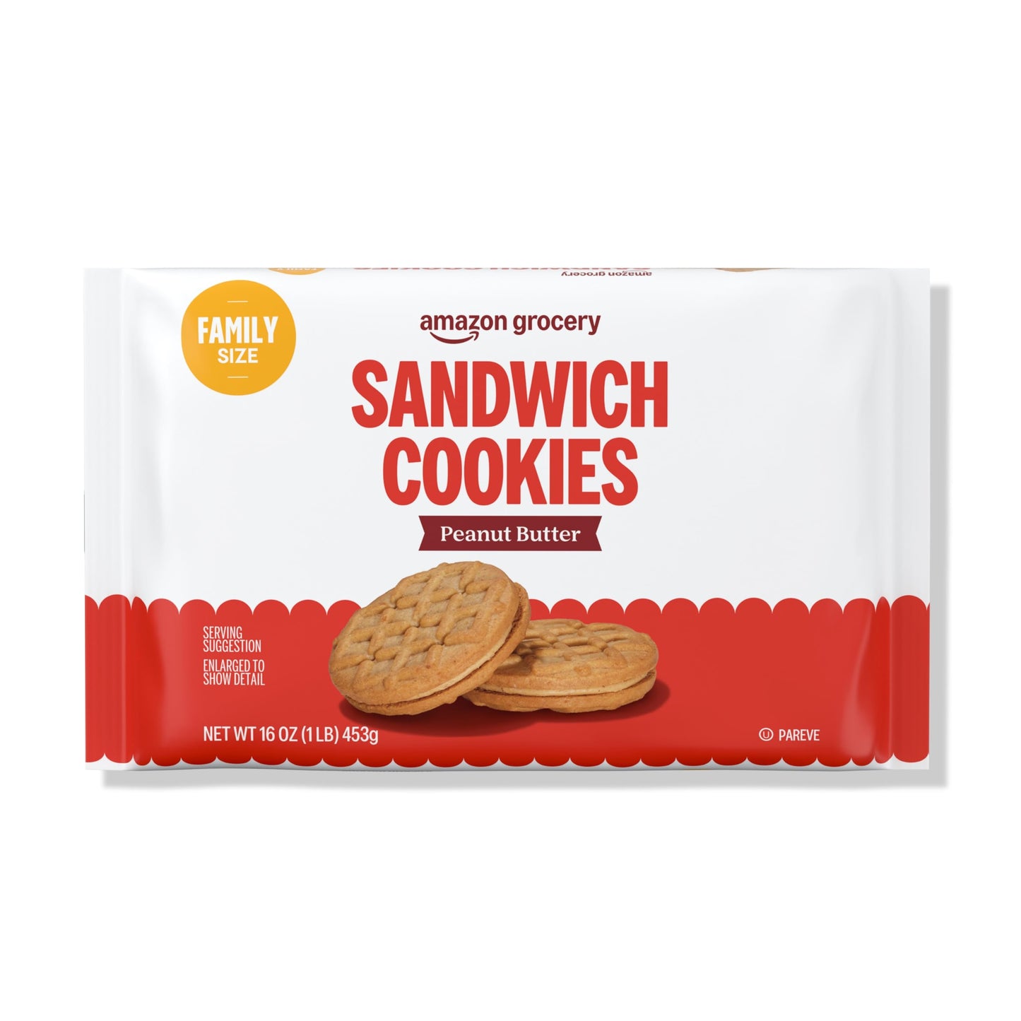 Large Online Retailer Grocery, Peanut Butter Sandwich Cookies, 1 Lb (Previously Happy Belly, Packaging May Vary)