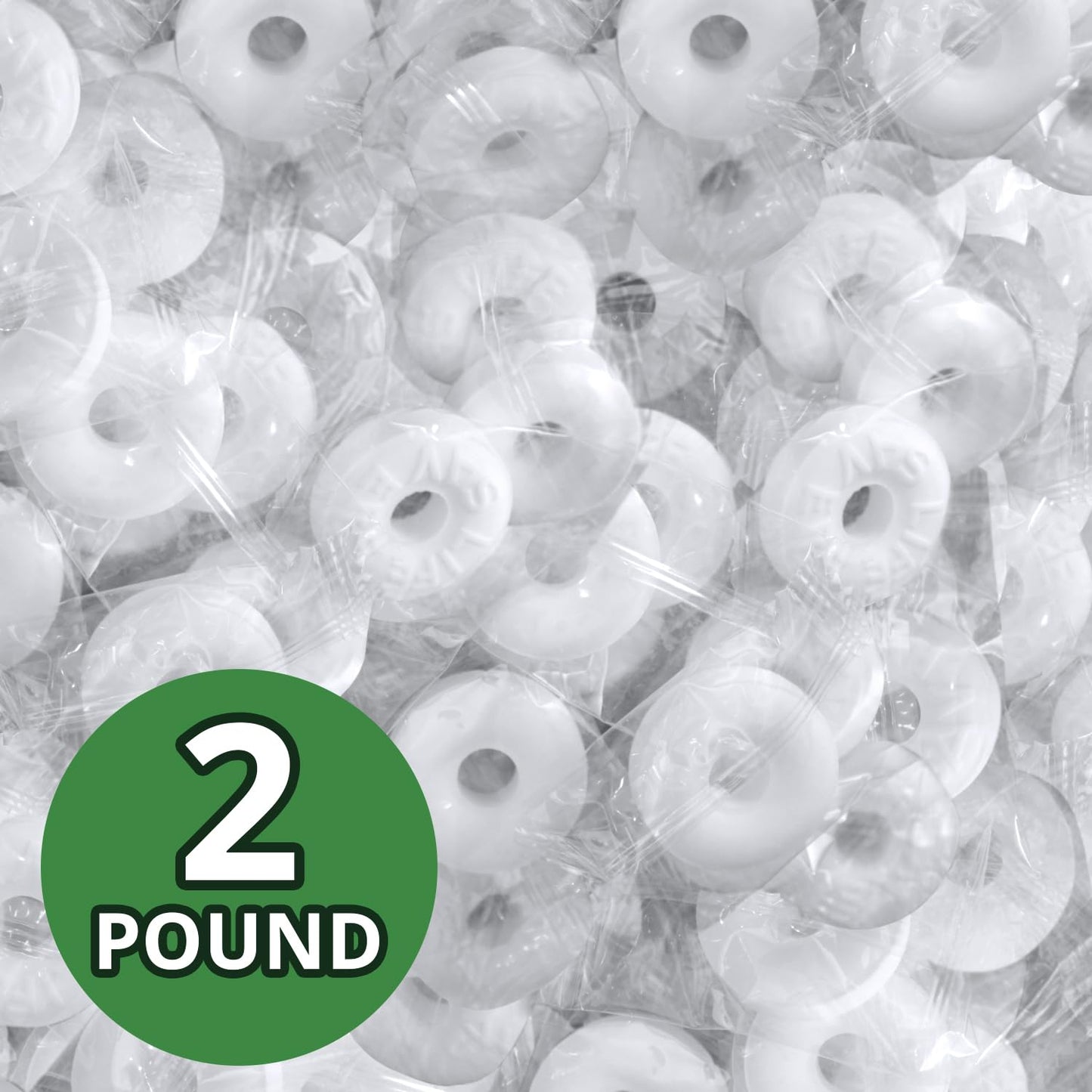 Treatizo Wint O Green Mints Bulk, Individually Wrapped Hard Candy, 2lb Pack for Holidays, Weddings, Corporate Events