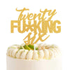 LINGBOOM Gold Glitter Cake Toppers for 26th Birthday Party Decorations, 26 Years Old, Model B08BPB77WB_CA NARF