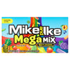 Mike & Ike Mega Mix 10 Flavors Chewy Flavored Candy 5 Oz Theater Box, Assorted Fruit, 12 Count
