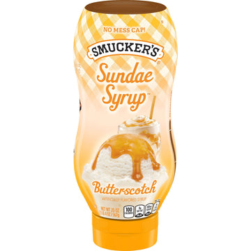 Smucker'S Sundae Syrup Butterscotch Flavored Syrup, 20 Ounces (Pack Of 12)