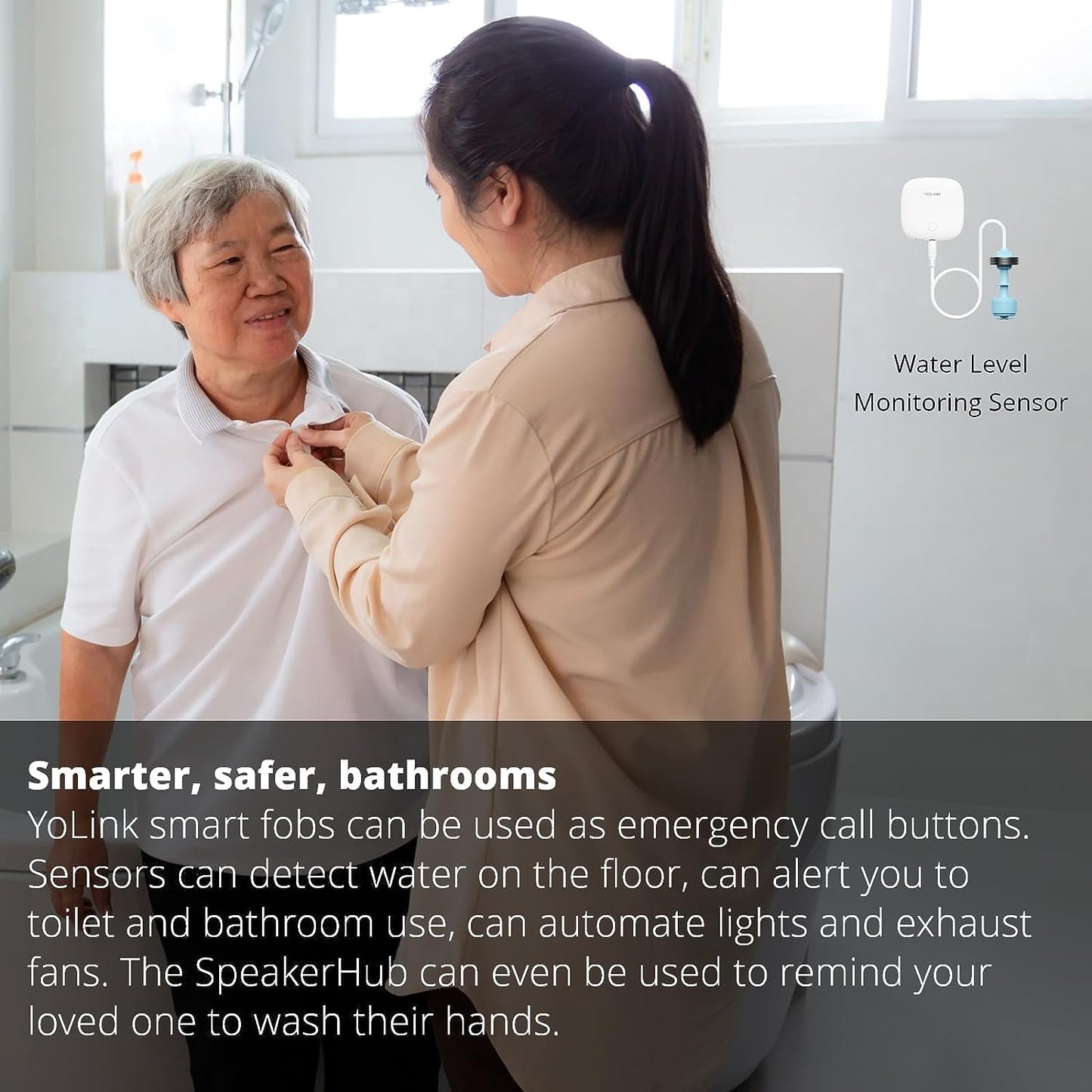 Yolink Lora Smart Water Level Monitoring Sensor, Wireless Battery-Powered Float Switch Alarm, Sump Pump Alarm, Ac Condensate Ove