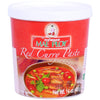 Mae Ploy Red Curry Paste, Authentic Thai Sauce With Red Chili, Shrimp Paste, Lemongrass and Aromatic Herbs for Thai Curries And