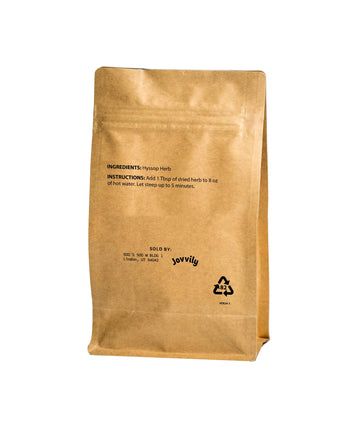 Jovvily Hyssop Herb - 4 Oz - Herbal Tea - Cut & Sifted