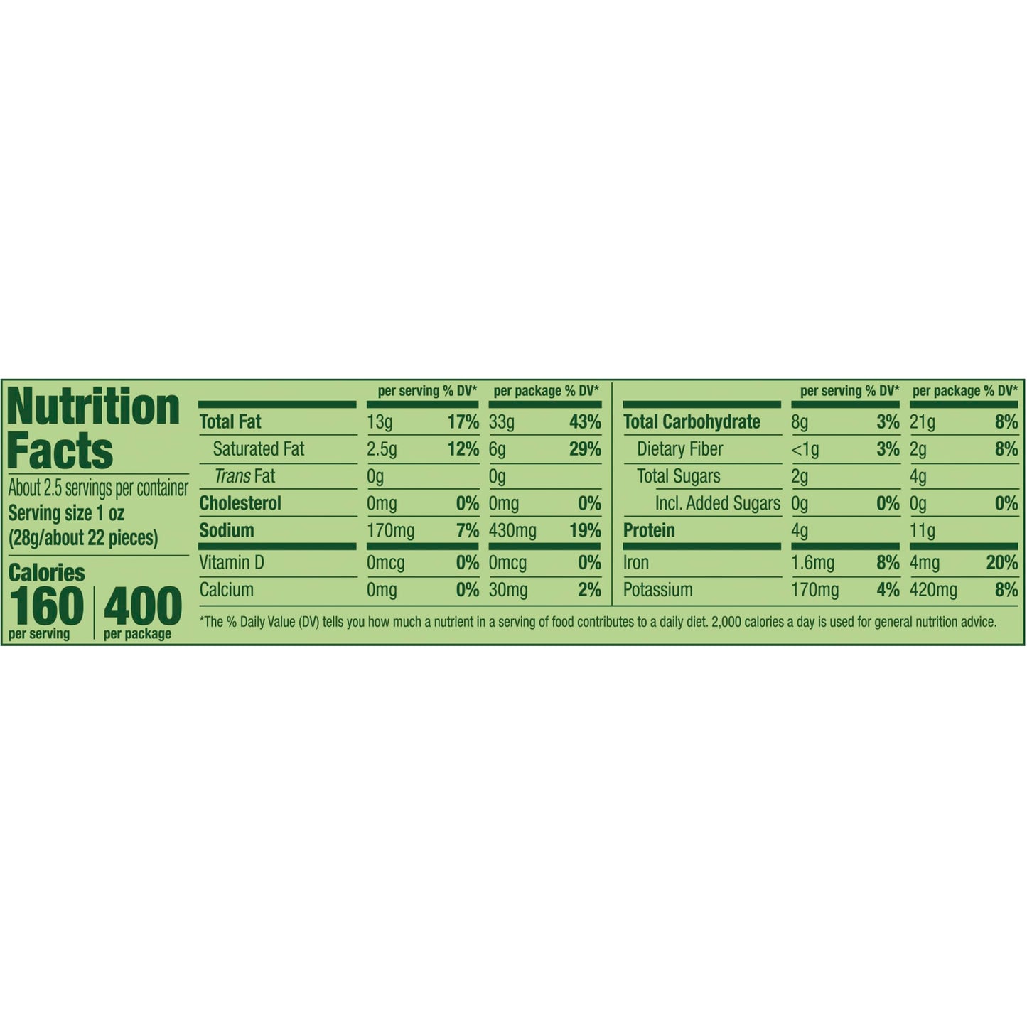 Emerald Nuts Salt And Pepper Seasoned Cashews 8 Ct (1-Pack) | 2.5 Oz Individual Snack Tubes | Kosher Certified, Non-Gmo, Contain