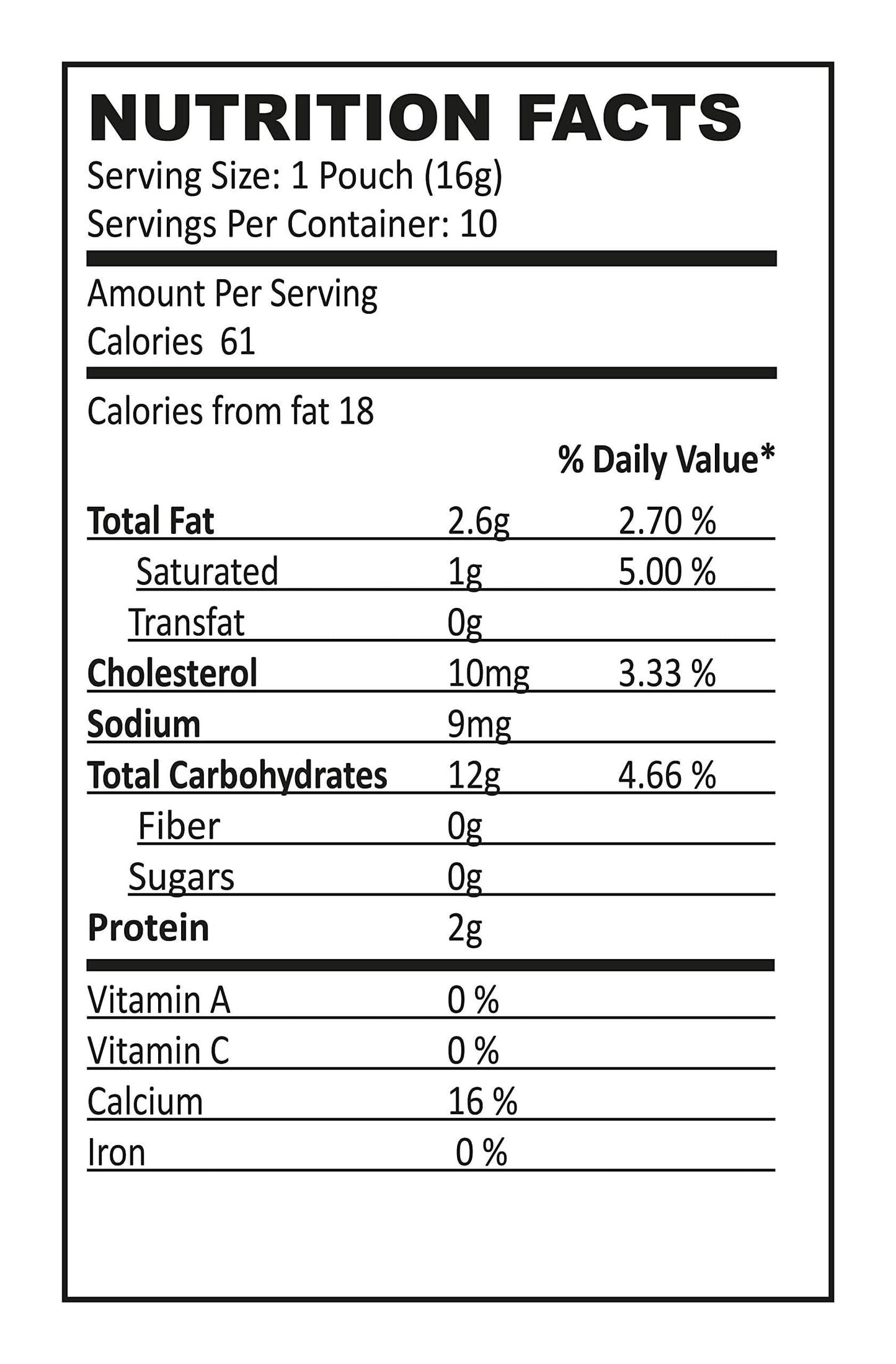 Quik Caf Unsweetened Madras Coffee - 10 Count - All Natural Preservative Free Authentic Instant Coffee Latte