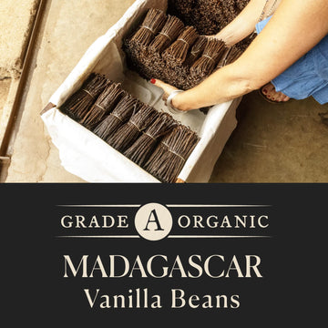 50 Organic Madagascar Whole Vanilla Beans, Grade A Vanilla Pods, Premium Vanilla Beans For Making Extract & Baking - Cooks