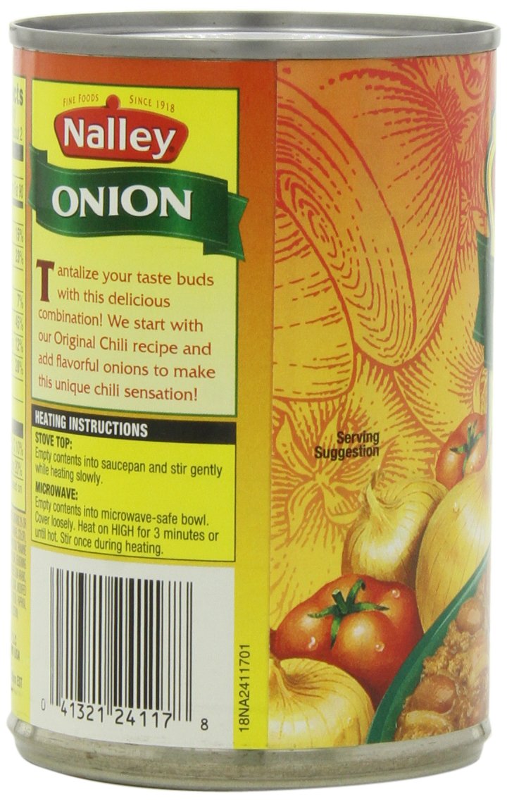 Nalley Chili Onion With Beans, 14-Ounce Cans (Pack Of 8)
