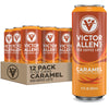 Victor Allen's Coffee Caramel Iced Canned Coffee Latte, 11oz Cans (12 Pack)
