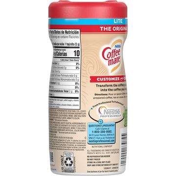 Nestle Coffee Mate Creamer 11Oz Powder Creamer, Lite Original (74185)
