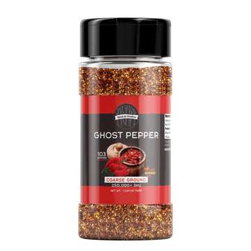 Birch & Meadow, Ghost Pepper Flakes, 250,000+ Shu, Extremely Hot Bhut Jolokia Chile Peppers (1.8 Ounce)