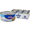 Swanson White Premium Chunk Chicken Breast With Rib Meat In Water, 9.75 Oz. Can (Pack Of 12)