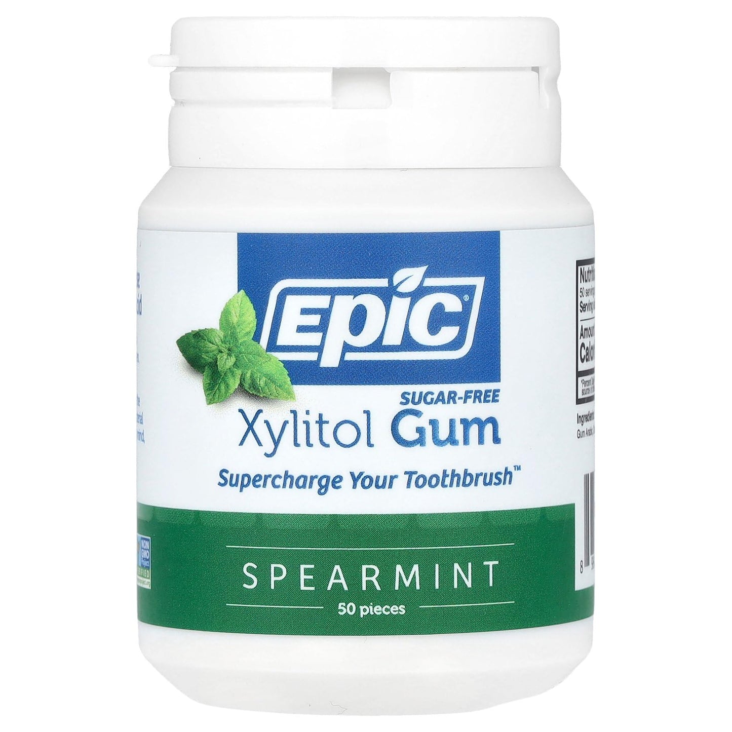 Epic Dental, Gum Xylitol Spearmint, 50 Count