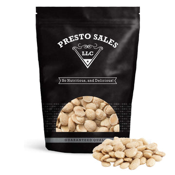 Presto Sales Almonds, Marcona Spanish Roasted Salted Whole 16 Oz. | Queen Of Almonds, Vegan, Great For All Ages | Moister, Softer, Rounder, Shorter, Sweeter | Resealable 1 Lb. Bag