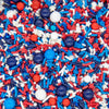 4Th Of July Sprinkles For Baking Cake, Cookie, Cupcake Decorating - 4Th Of July Cake Decorations In Red White Blue And Sprinkles With Jimmies, Nonpareils, Star Quin Patriotic Sprinkles For Cupcakes