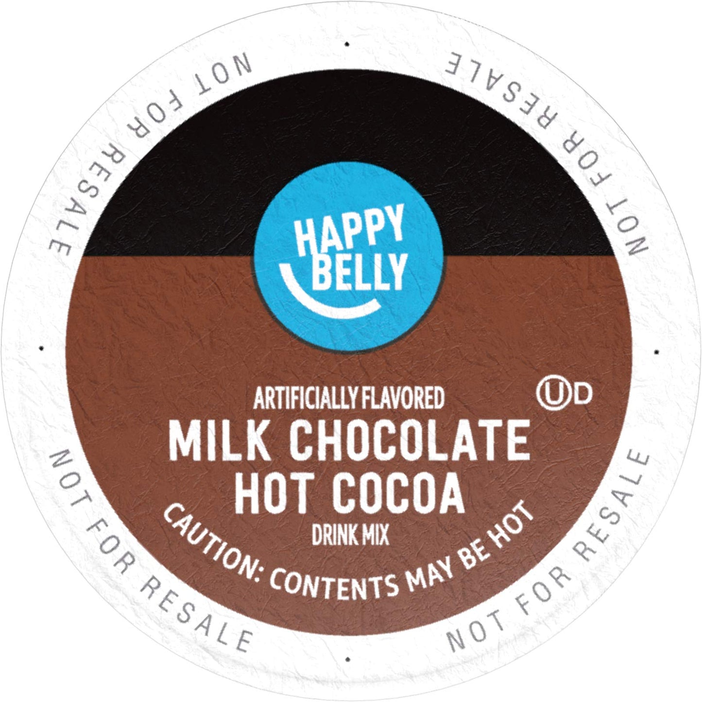 Happy Belly Hot Cocoa Pods, Milk Chocolate, 24 Count, Rich Brown