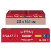 Barilla Al Bronzo Spaghetti Pasta 14.1 oz. (Pack of 20), Bronze Cut Pasta Created from a Reserve Batch Durum Wheat, Non-GMO, Kos