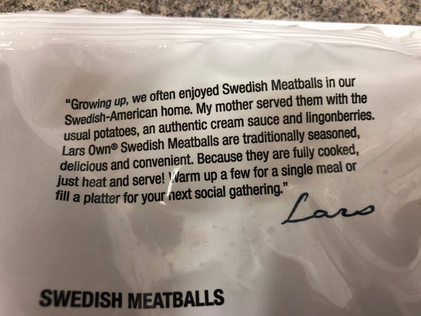 Lars Swedish Meatballs- 2 pack