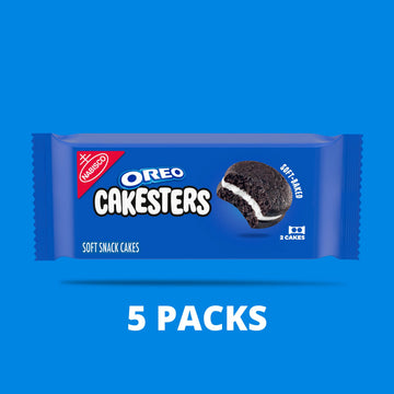Mondelez International OREO Cakesters Soft Snack Cakes, 5 Packs of 2.02 oz