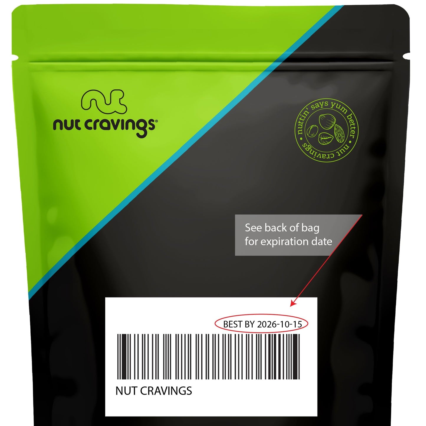 NUT CRAVINGS - Raw Brazil Nuts, Unsalted, No Shell, Whole, (32oz - 2 LB) Bulk Nuts Packed Fresh in Resealable Bag - Kosher Healt