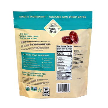 Organic Pitted Dates (Deglet Nour) 48Oz Bulk Bag (3 Lbs) | No Added Sugars, Sulfurs Or Preservatives | Non-Gmo, Vegan, Halal & K