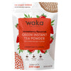 Waka Instant Green Tea Mix, Strawberry Flavored - 100% Tea Leaves, No Additives, Unsweetened Tea Powder In Bulk Pouch - Easy Qui