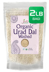 Jiva Usda Organics Urad Dal (Split Matpe Beans) 2 Pound - New Packaging!