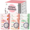 Soeos Konjac Noodles, Organic Shirataki Noodle, Low Calorie, Keto And Paleo Friendly, 3 Variety Noodles, 52.8 Ounce (Pack Of 6)