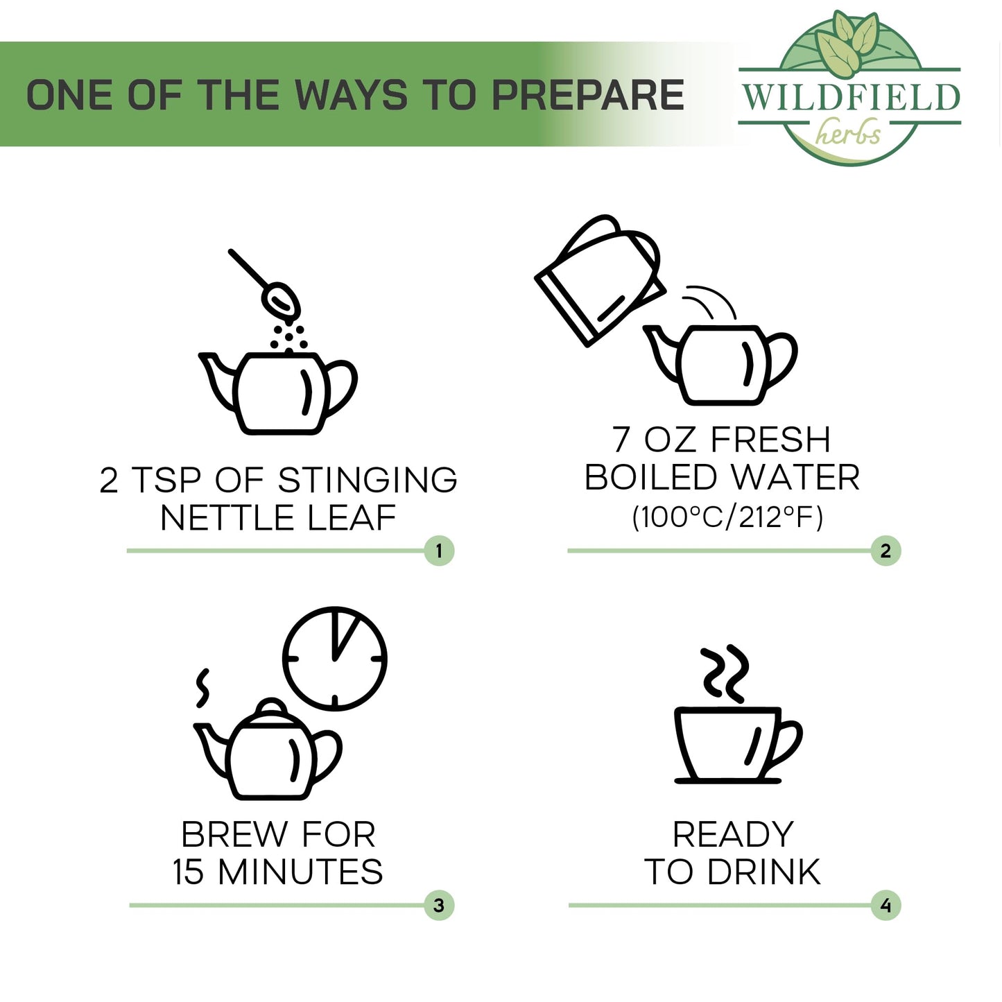 4 Oz. Dried Nettle Leaf Tea Ortiga Planta (Urtica Dioica) - 113G Stinging Nettle Leaf Herb Tea Ortiga Verde Te