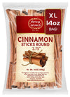 Spicy World Cinnamon Sticks 14 Oz Bag ~100 Sticks - Strong Aroma, Perfect For Baking, Cooking & Beverages - 3+ Inches Length - Cassia Saigon Cinnamon From Vietnam