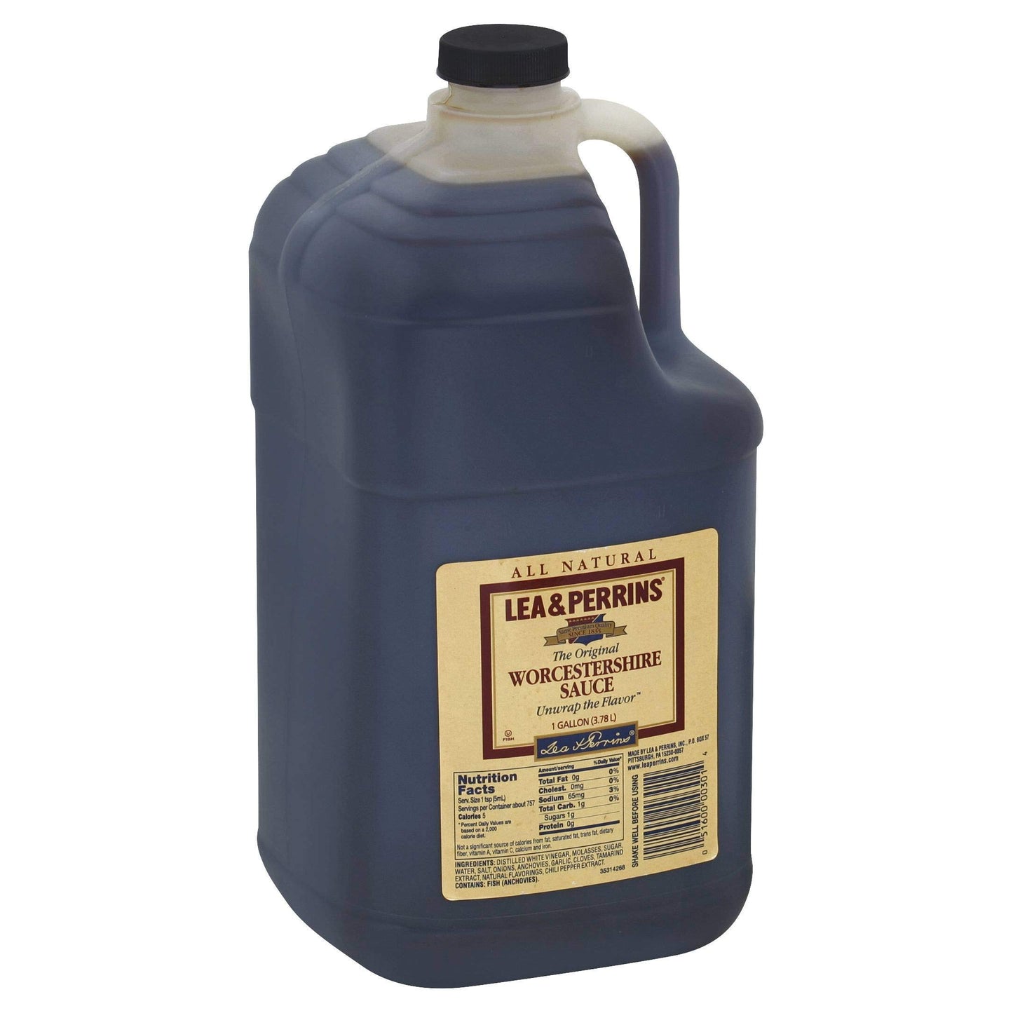 Lea & Perrins The Original Worcestershire Sauce, 1 Gallon (Pack Of 3)