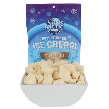 Arctic Farms Freeze Dried Ice Cream Bits Bagged And Boxed - Does Not Melt (Tiramisu) (2.5Oz)