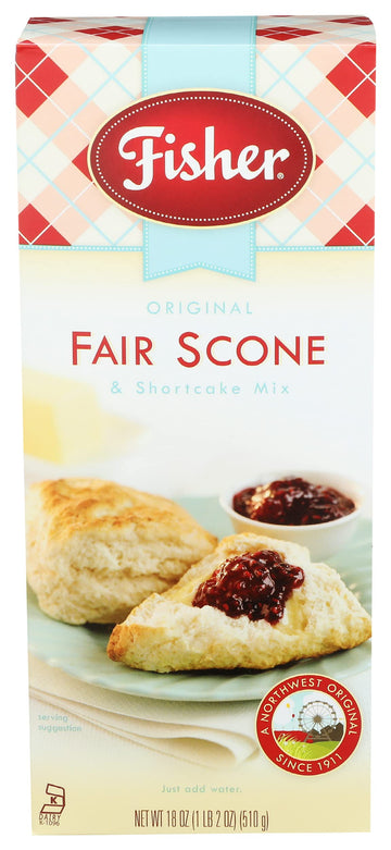 Fisher Orginial Fair Scone & Shortcake Mix, 18 Oz (Pack Of 3)